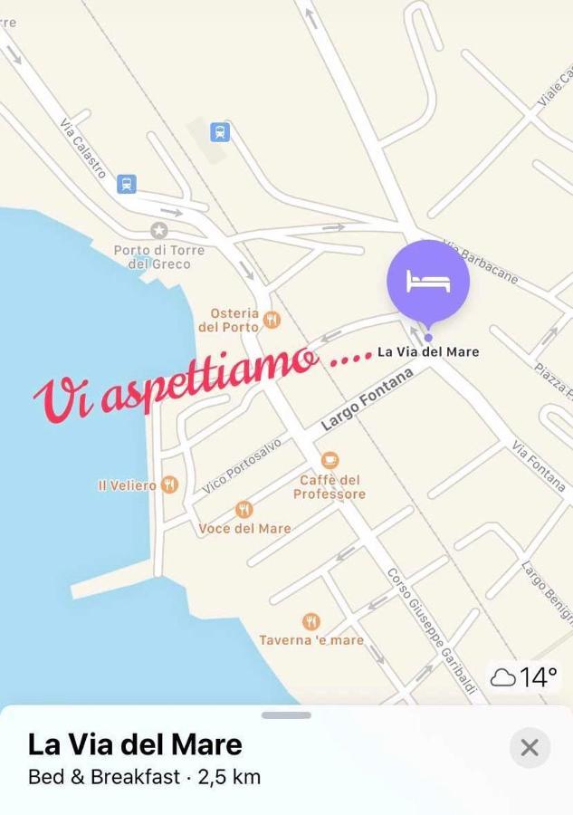 Bed and Breakfast La Via Del Mare Torre del Greco Exterior foto